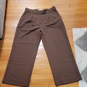 Abercrombie & Fitch Brown Wide Leg Pants